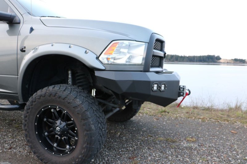 DV8 Offroad 10-14 Dodge Ram 2500/3500 Front Bumper DV8 Offroad Bumpers - Steel AXOPROS