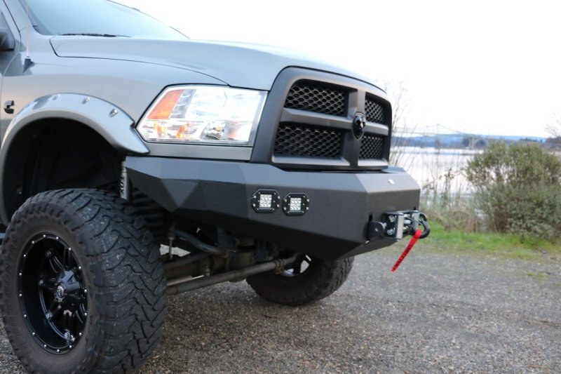 DV8 Offroad 10-14 Dodge Ram 2500/3500 Front Bumper DV8 Offroad Bumpers - Steel AXOPROS