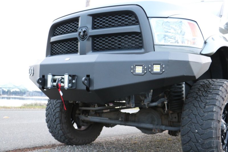 DV8 Offroad 10-14 Dodge Ram 2500/3500 Front Bumper DV8 Offroad Bumpers - Steel AXOPROS