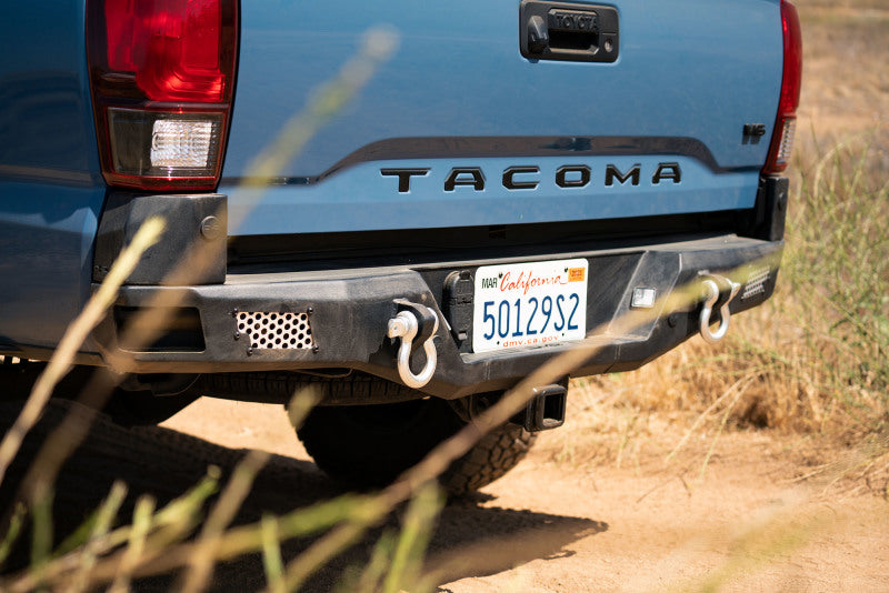 DV8 Offroad 16-23 Toyota Tacoma MTO Series Rear Bumper DV8 Offroad Bumpers - Steel  AXOPROS