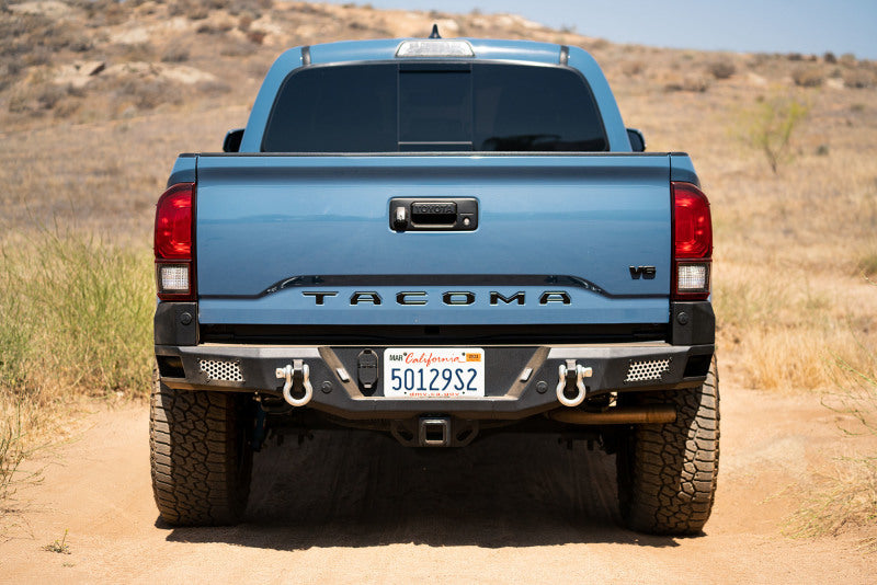 DV8 Offroad 16-23 Toyota Tacoma MTO Series Rear Bumper DV8 Offroad Bumpers - Steel  AXOPROS