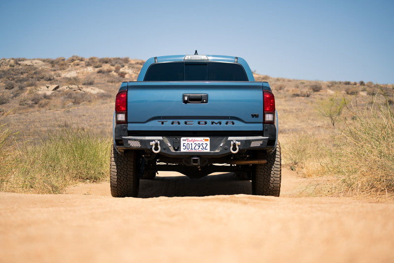 DV8 Offroad 16-23 Toyota Tacoma MTO Series Rear Bumper DV8 Offroad Bumpers - Steel  AXOPROS