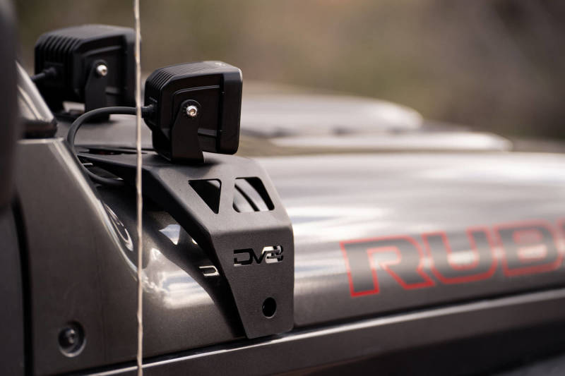 DV8 Offroad 18-22 Jeep Gladiator JT Cowl Light Bar Bracket DV8 Offroad Light Mounts AXOPROS