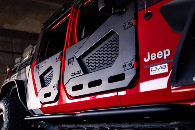 DV8 Offroad 18-22 Jeep Wrangler JL/JT Spec Series Half Doors - Front Set DV8 Offroad Doors AXOPROS