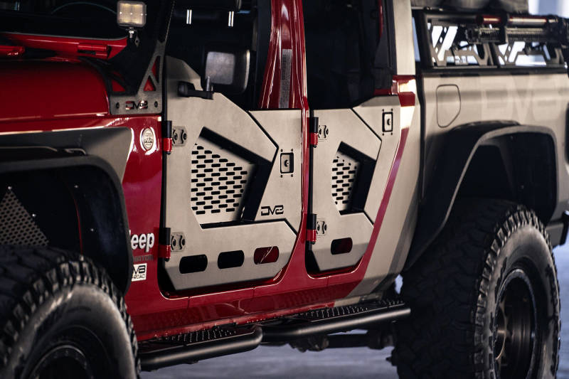 DV8 Offroad 18-22 Jeep Wrangler JL/JT Spec Series Half Doors - Front Set DV8 Offroad Doors AXOPROS