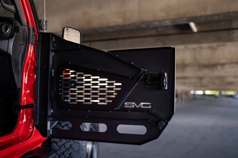 DV8 Offroad 18-22 Jeep Wrangler JL/JT Spec Series Half Doors - Front Set DV8 Offroad Doors AXOPROS