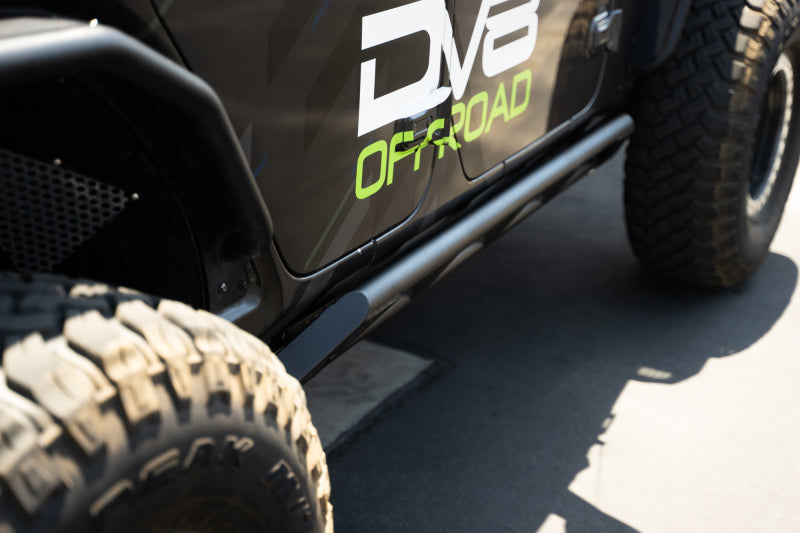 DV8 Offroad 18-23 Jeep Wrangler JL 4 Door FS-15 Series Rock Sliders DV8 Offroad Body Armor & Rock Rails AXOPROS