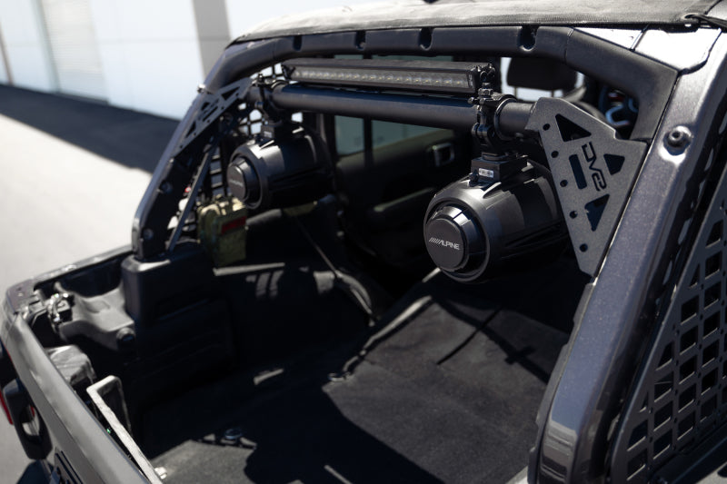 DV8 Offroad 18-23 Jeep Wrangler JL 4-Door Speaker/Light Bar Mount DV8 Offroad Light Mounts AXOPROS