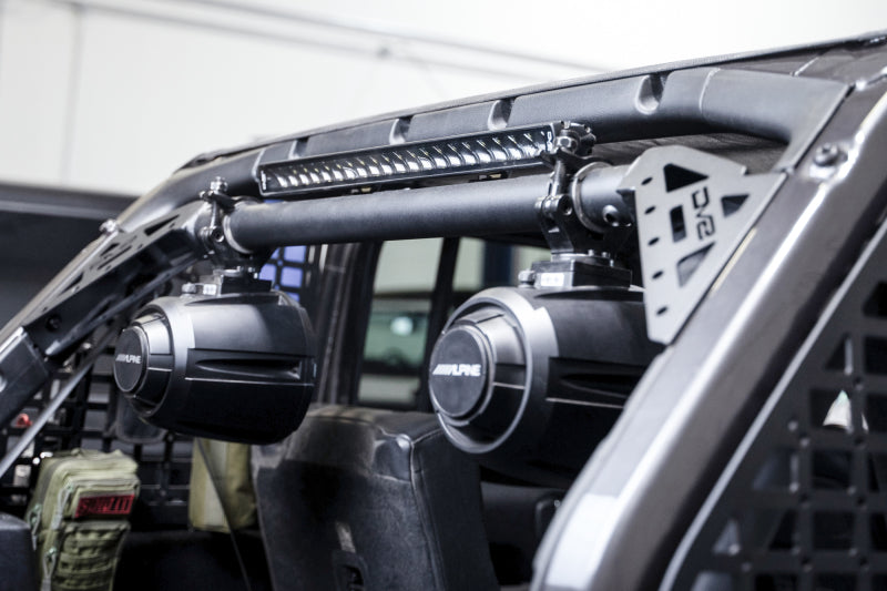 DV8 Offroad 18-23 Jeep Wrangler JL 4-Door Speaker/Light Bar Mount DV8 Offroad Light Mounts AXOPROS