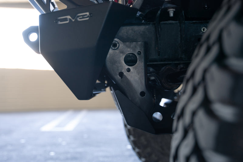 DV8 Offroad 18-23 Jeep Wrangler JL/JT Front Bumper Sway-Bar Disconnect Motor Skid Plate DV8 Offroad Skid Plates AXOPROS