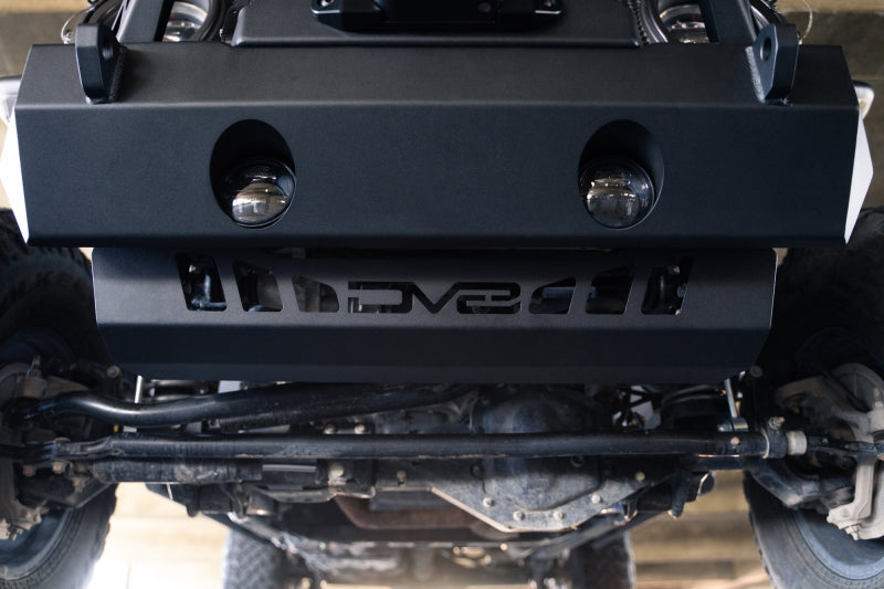 DV8 Offroad 18-23 Jeep Wrangler JL/JT Front Bumper Sway-Bar Disconnect Motor Skid Plate DV8 Offroad Skid Plates AXOPROS