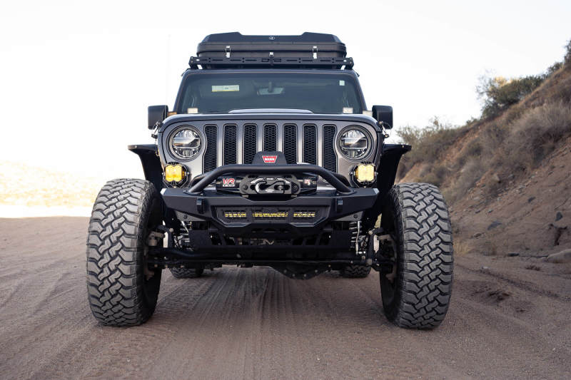 DV8 Offroad 18-23 Wrangler JL/Gladiator JT Spec Series Front Bumper DV8 Offroad Bumpers - Steel AXOPROS