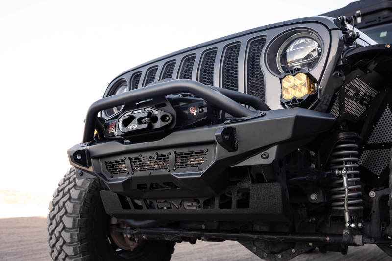DV8 Offroad 18-23 Wrangler JL/Gladiator JT Spec Series Front Bumper DV8 Offroad Bumpers - Steel AXOPROS