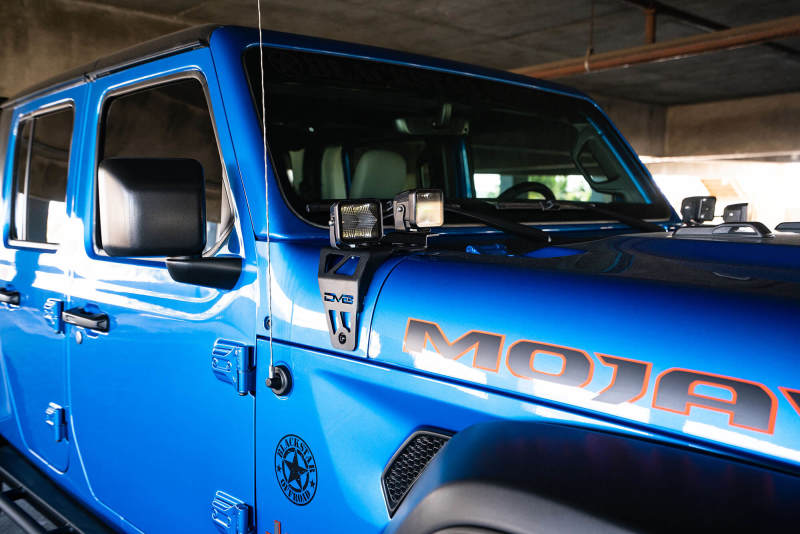 DV8 Offroad 20-22 Jeep JL 392/ Jeep JT Mojave Edition Dual Pod Light Mounts DV8 Offroad Light Mounts AXOPROS