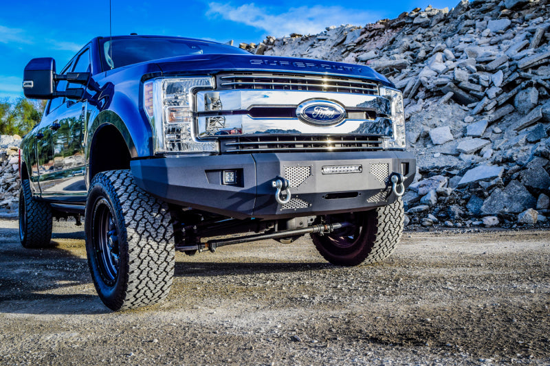 DV8 Offroad 2017+ Ford F-250/F-350/F-450 Front Bumper DV8 Offroad Bumpers - Steel AXOPROS