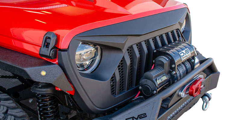 DV8 Offroad 2018+ Jeep JL/ Gladiator Angry Grill DV8 Offroad Grilles  AXOPROS