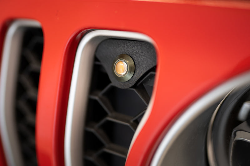 DV8 Offroad 2018+ Jeep JL Grill Amber Marker Lights DV8 Offroad Grilles  AXOPROS