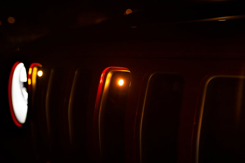DV8 Offroad 2018+ Jeep JL Grill Amber Marker Lights DV8 Offroad Grilles  AXOPROS