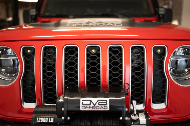 DV8 Offroad 2018+ Jeep JL Grill Amber Marker Lights DV8 Offroad Grilles  AXOPROS