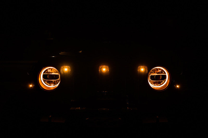 DV8 Offroad 2018+ Jeep JL Grill Amber Marker Lights DV8 Offroad Grilles  AXOPROS