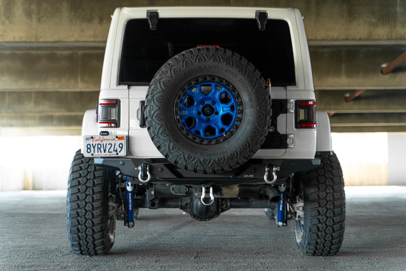 DV8 Offroad 2018 Jeep Wrangler JL FS-15 Series Rear Bumper DV8 Offroad Bumpers - Steel  AXOPROS