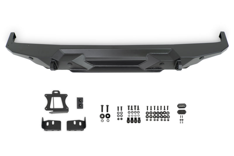 DV8 Offroad 2018 Jeep Wrangler JL FS-15 Series Rear Bumper DV8 Offroad Bumpers - Steel  AXOPROS