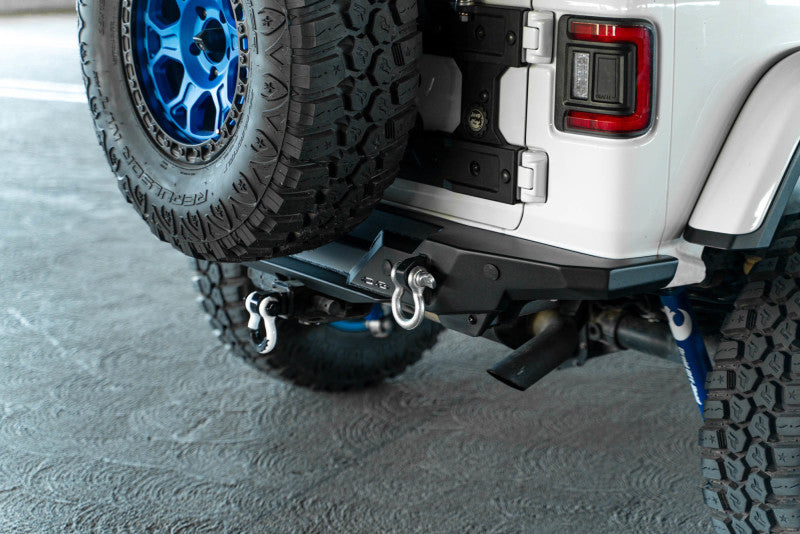 DV8 Offroad 2018 Jeep Wrangler JL FS-15 Series Rear Bumper DV8 Offroad Bumpers - Steel  AXOPROS