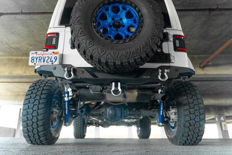 DV8 Offroad 2018 Jeep Wrangler JL FS-15 Series Rear Bumper DV8 Offroad Bumpers - Steel  AXOPROS