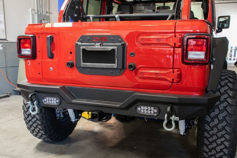 DV8 Offroad 2018+ Jeep Wrangler JL Spare Tire Delete Kit DV8 Offroad Brackets AXOPROS