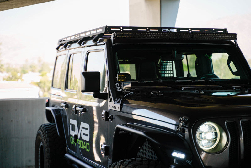 DV8 Offroad 2018+ Jeep Wrangler JLO A Pillar Dual Light Pod Mounts DV8 Offroad Light Mounts AXOPROS