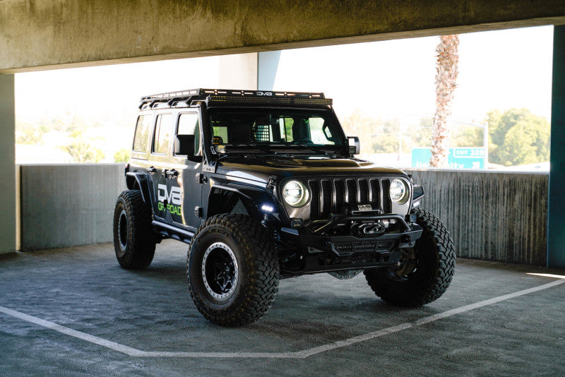 DV8 Offroad 2018+ Jeep Wrangler JLO A Pillar Dual Light Pod Mounts DV8 Offroad Light Mounts AXOPROS