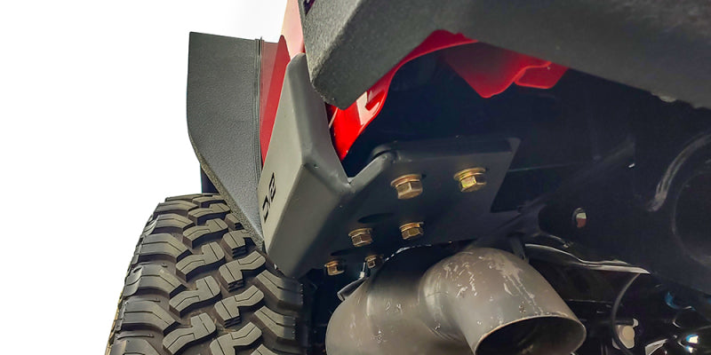 DV8 Offroad 2019+ Jeep Gladiator Bedside Sliders DV8 Offroad Body Armor & Rock Rails AXOPROS