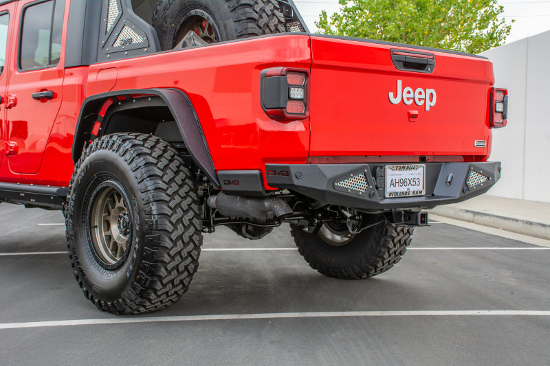 DV8 Offroad 2019+ Jeep Gladiator Bedside Sliders DV8 Offroad Body Armor & Rock Rails AXOPROS