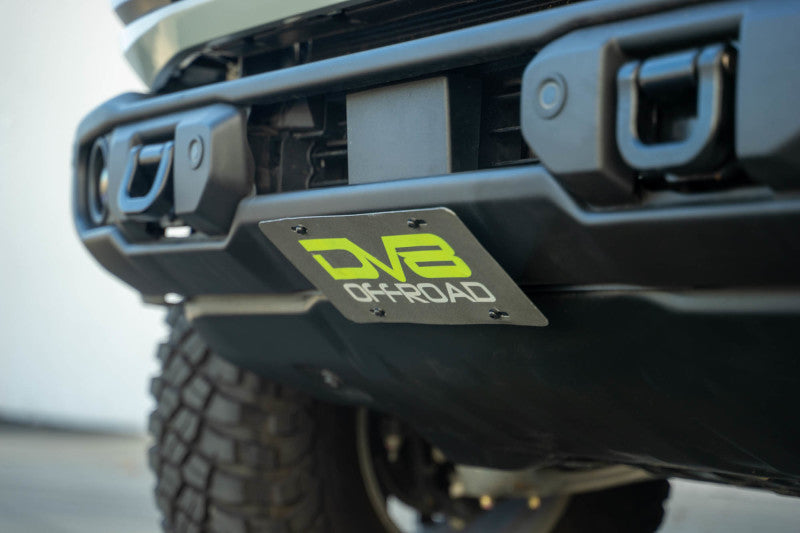 DV8 Offroad 2021 Ford Bronco Capable Bumper Slanted Front License Plate Mount DV8 Offroad Uncategorized AXOPROS