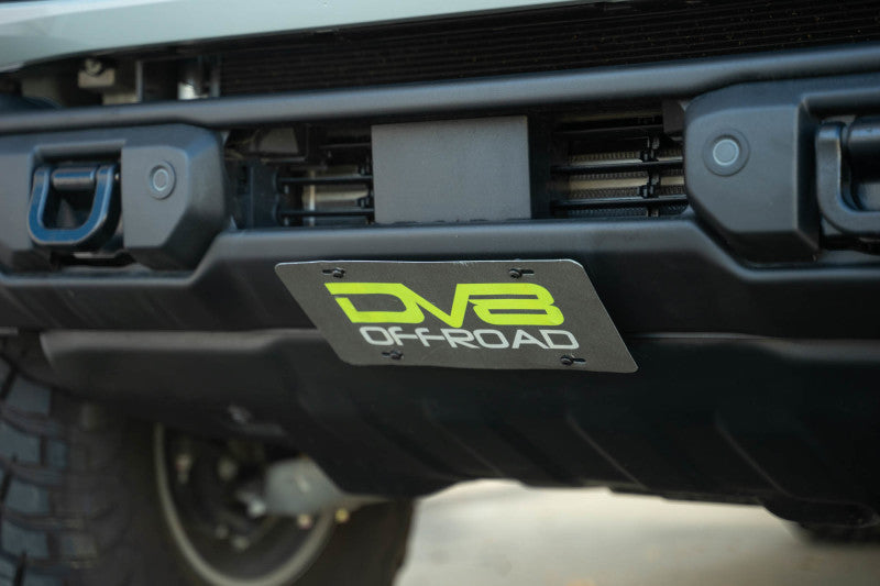 DV8 Offroad 2021 Ford Bronco Capable Bumper Slanted Front License Plate Mount DV8 Offroad Uncategorized AXOPROS