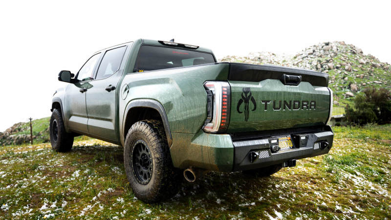 DV8 Offroad 2022-2023 Toyota Tundra MTO Series Rear Bumper DV8 Offroad Bumpers - Steel  AXOPROS