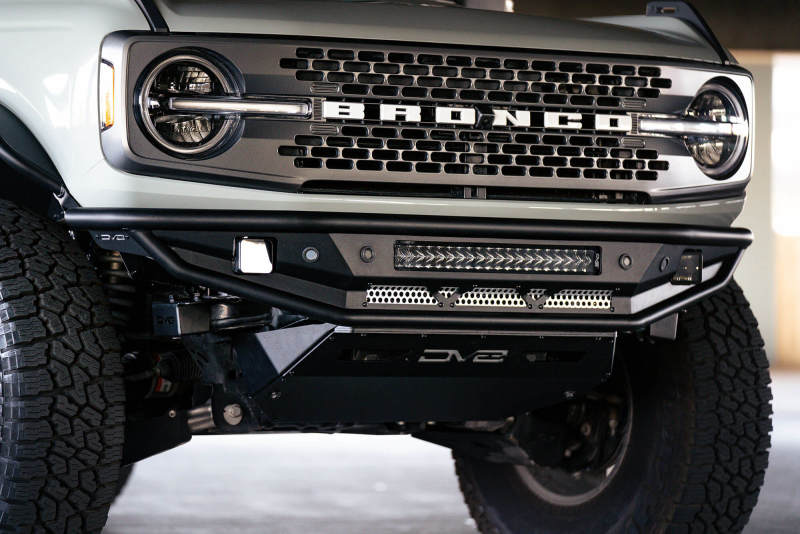 DV8 Offroad 21-22 Ford Bronco Competition Series Front Bumper DV8 Offroad Bumpers - Steel AXOPROS