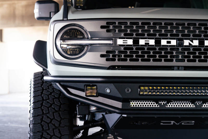 DV8 Offroad 21-22 Ford Bronco Competition Series Front Bumper DV8 Offroad Bumpers - Steel AXOPROS
