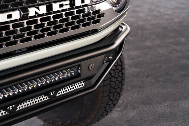 DV8 Offroad 21-22 Ford Bronco Competition Series Front Bumper DV8 Offroad Bumpers - Steel AXOPROS