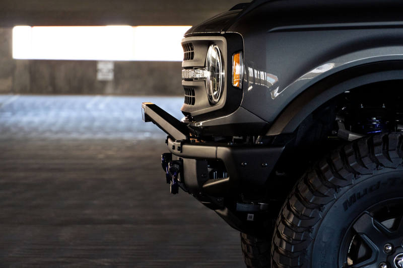 DV8 Offroad 21-22 Ford Bronco Factory Modular Front Bumper Bull Bar DV8 Offroad Bumpers - Steel  AXOPROS