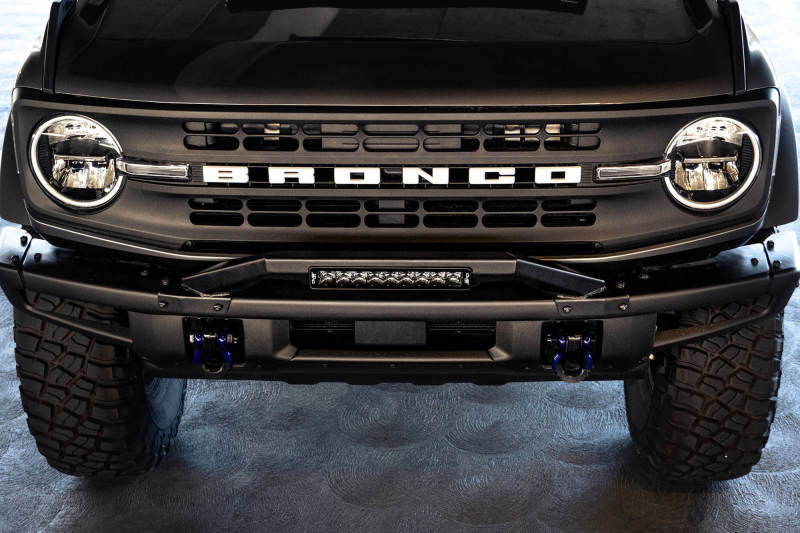 DV8 Offroad 21-22 Ford Bronco Factory Modular Front Bumper Bull Bar DV8 Offroad Bumpers - Steel  AXOPROS