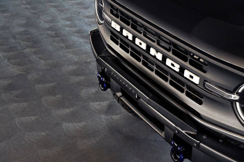 DV8 Offroad 21-22 Ford Bronco Factory Modular Front Bumper Bull Bar DV8 Offroad Bumpers - Steel  AXOPROS