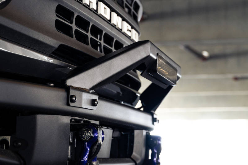 DV8 Offroad 21-22 Ford Bronco Factory Modular Front Bumper Bull Bar DV8 Offroad Bumpers - Steel  AXOPROS