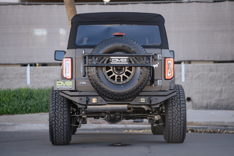 DV8 Offroad 21-22 Ford Bronco FS-15 Series Rear Bumper DV8 Offroad Bumpers - Steel  AXOPROS