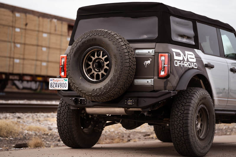 DV8 Offroad 21-22 Ford Bronco FS-15 Series Rear Bumper DV8 Offroad Bumpers - Steel  AXOPROS