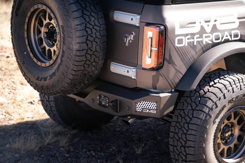 DV8 Offroad 21-22 Ford Bronco MTO Series Rear Bumper DV8 Offroad Light Mounts AXOPROS