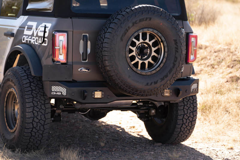 DV8 Offroad 21-22 Ford Bronco MTO Series Rear Bumper DV8 Offroad Light Mounts AXOPROS