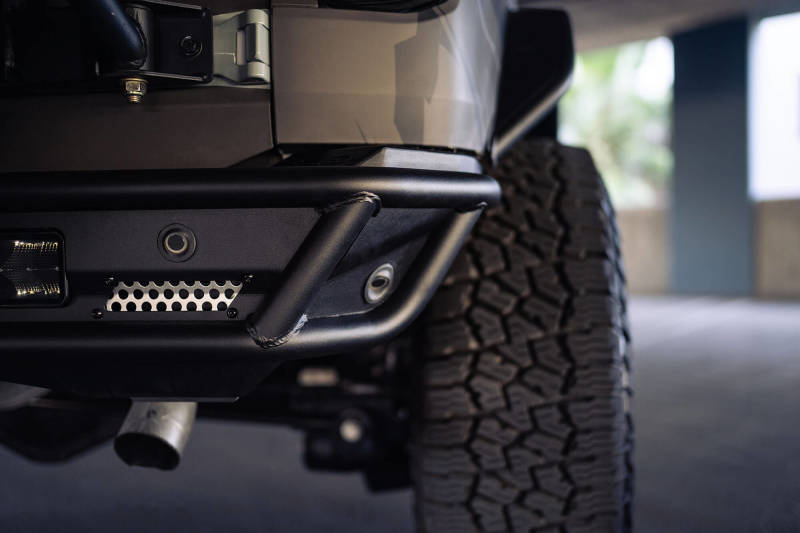 DV8 Offroad 21-23 Ford Bronco Competition Series Rear Bumper DV8 Offroad Bumpers - Steel AXOPROS