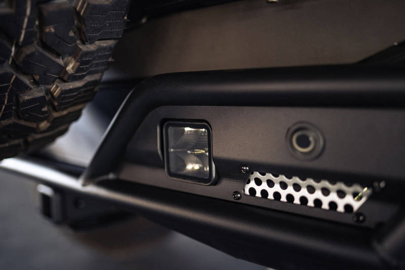 DV8 Offroad 21-23 Ford Bronco Competition Series Rear Bumper DV8 Offroad Bumpers - Steel AXOPROS