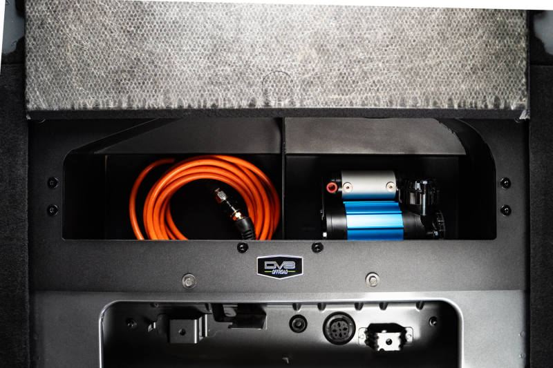 DV8 Offroad 21-23 Ford Bronco (Exc. Bronco Raptor) Air Compressor Mount & Storage Box DV8 Offroad Air Compressors AXOPROS